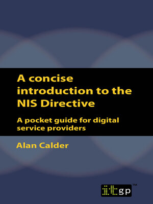 cover image of A concise introduction to the NIS Directive